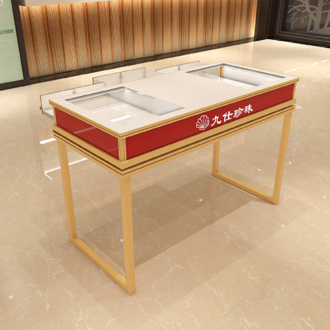 多功能展示柜臺V款—方腳